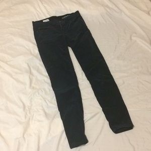Gap Navy Blue Corduroy Legging Jean